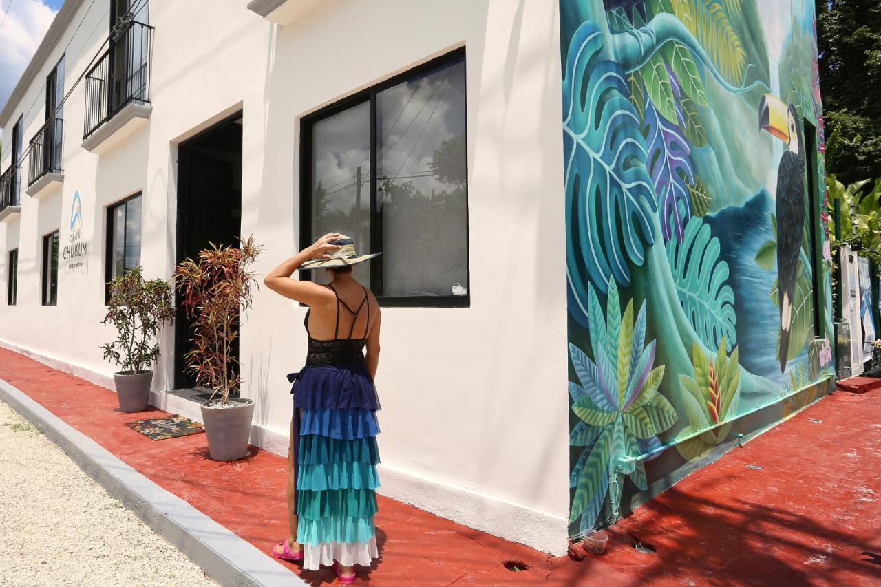 Hotel Casa Chukum Bacalar Exteriér fotografie Mural in Tulum